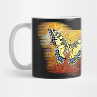 Dancing Monarch Butterfly Mug